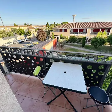 Lumineux 4 Pers Avec Clim Et Grande Terrasse Apartamento Mauguio